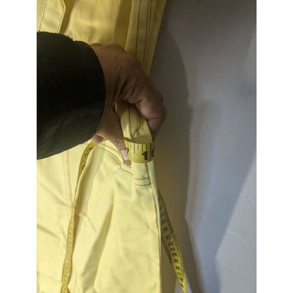 NWT REVOLVE The East Order Goldie Lemon Yellow Ultra High Waisted Flare Pants S - Picture 8 of 12